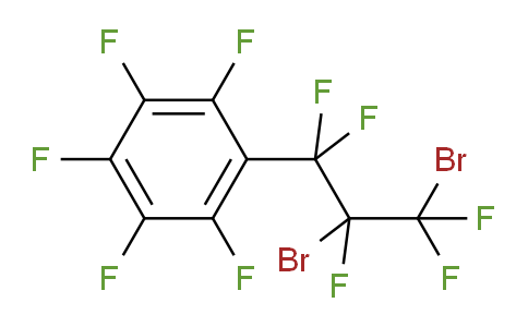 (2,3-Dibromopentafluoropropyl)pentafluorobenzene