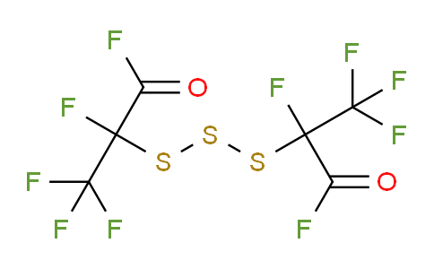 Bis[1,2,2,2-tetrafluoro-1-(fluorocarbonyl)ethyl] trisulfide
