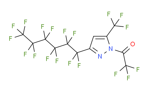 1-Trifluoroacetyl-3(5)-perfluorohexyl-5(3)-(trifluoromethyl)pyrazole