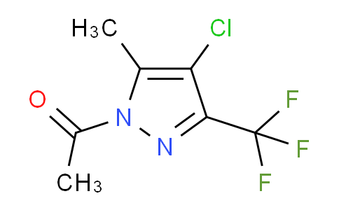 1-Acetyl-4-chloro-5(3)-methyl-3(5)-(trifluoromethyl)pyrazole