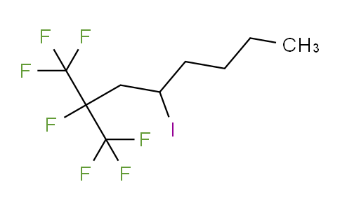4-Iodo-1,1,1,2-tetrafluoro-2-(trifluoromethyl)octane
