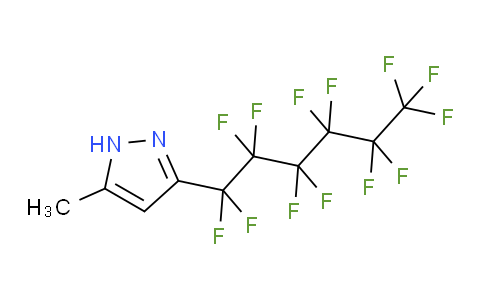 5(3)-Methyl-3(5)-(perfluorohexyl)pyrazole