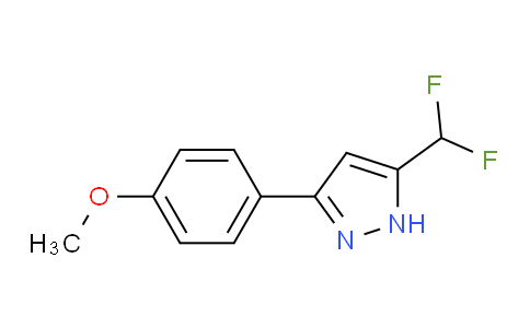 3(5)-Difluoromethyl-5(3)-(4-methoxyphenyl)pyrazole