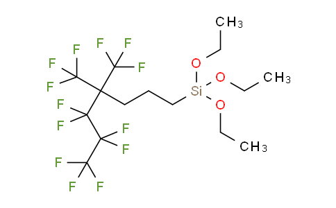 Triethoxy[4,4-bis(trifluoromethyl)-5,5,6,6,7,7,7-heptafluoroheptyl]silane