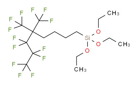 Triethoxy[5,5-bis(trifluoromethyl)-6,6,7,7,8,8,8-heptafluorooctyl]silane